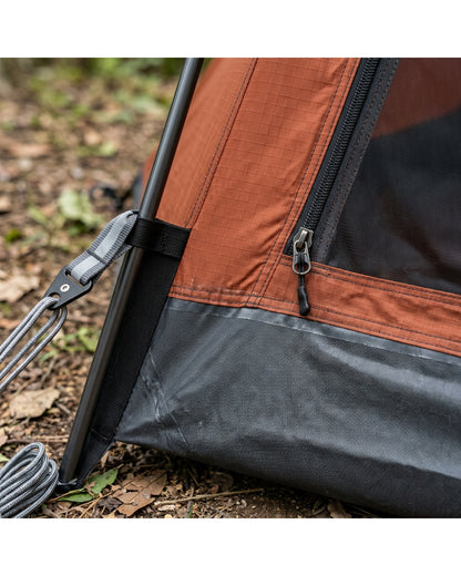 Wlid Single-Person A-Frame Tent 220 x 90 cm Rust and Charcoal - Detail view